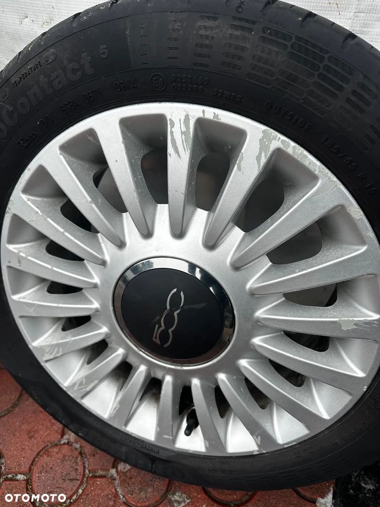 Felgi Aluminiowe Koła Opony Fiat 500 185/55 R15 - 9