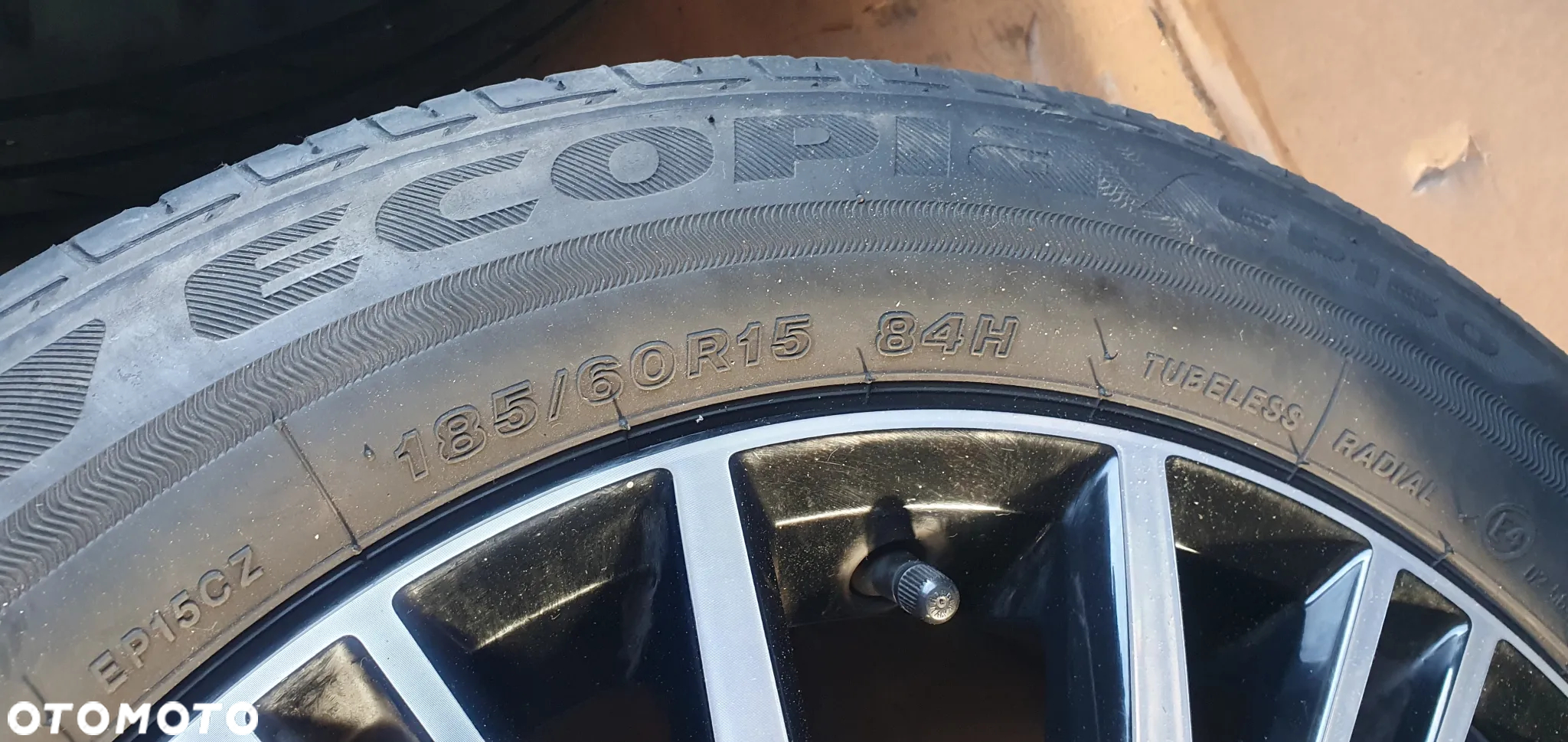 Alufelgi alusy z oponami 5x100 185/60 R15 VW Polo V 6R 6C0601025L - 12