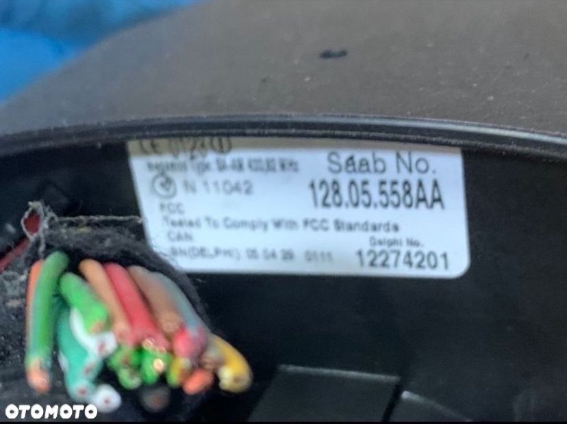 12805558 przełącznik zespolony Saab 9-3 II 2 - 4