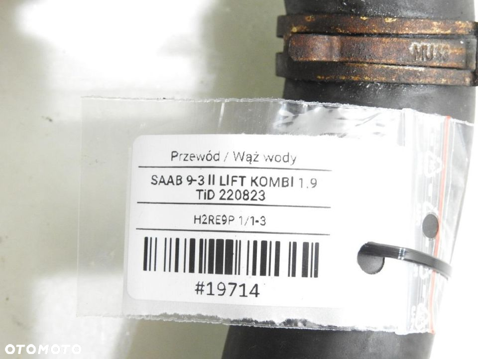WĄŻ RURA WODY SAAB 9-3 II 1.9 TID 875445Q - 6