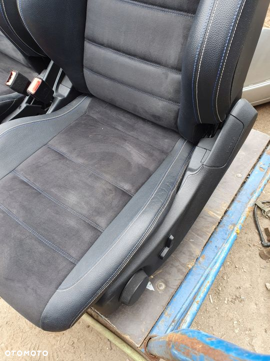 FOTELE KANAPA BOCZKI MERCEDES C W204 LIFT COUPE ALCANTARA ORYGINAL DEMONTAZ - 8
