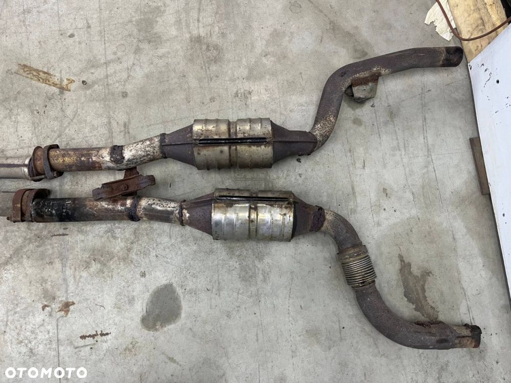 Wydech Mercedes w210 KOMBI 95-02r. 3.2 v6 benzyna KOMPLETNY tłumik katalizatory PEŁNE NIE WYBITE - 10