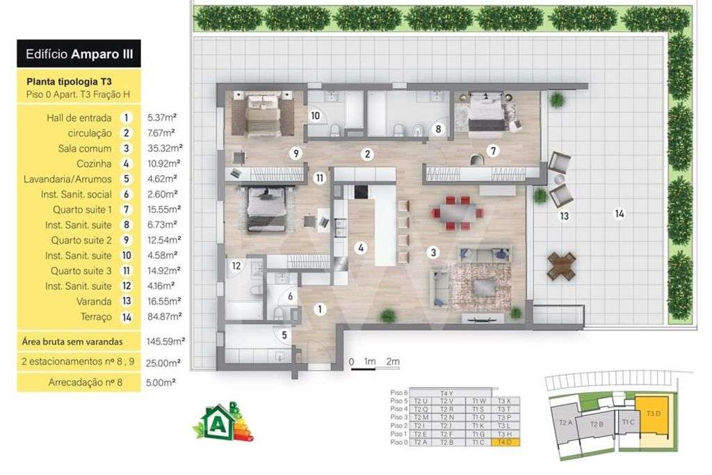 Situado no Amparo - Funchal , o Edifício Amparo Residences é um empree - Grande imagem: 5/18