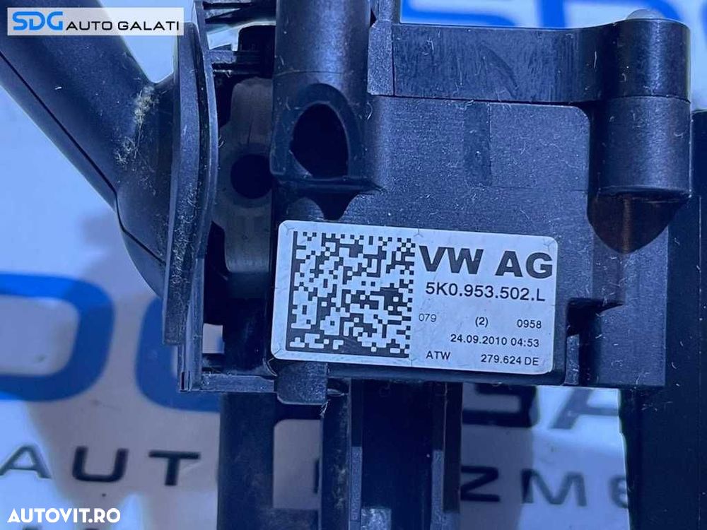 Maneta Manete Semnalizare Faza Lunga Scurta Stergatoare VW Golf 6 Break Combi 2008 - 2014 Cod 5K0953502L 5K0953521BJ [L4635] - 6
