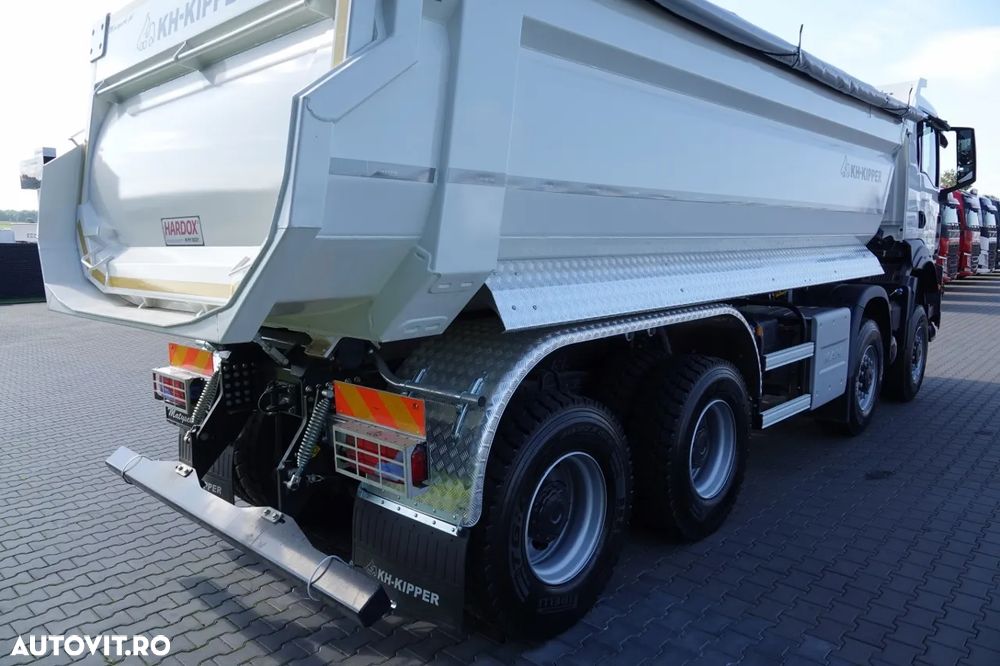 MAN TGS 41.480 / 8x8 / BASCULANĂ SPATE / MANUAL / NOU NOU / KH-KIPPER / - 22