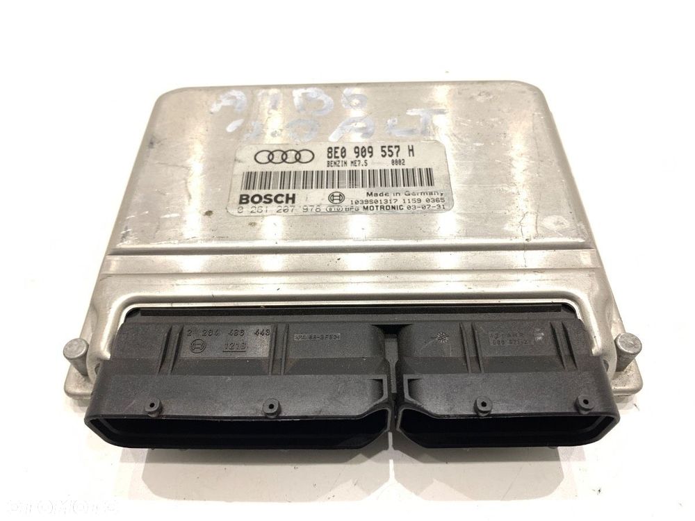 KOMPUTER SILNIKA  AUDI A4 B6 (8E2) 2000 - 2005 2.0 96 kW [130 KM] benzyna 2000 - 2004 8E0909557H - 1