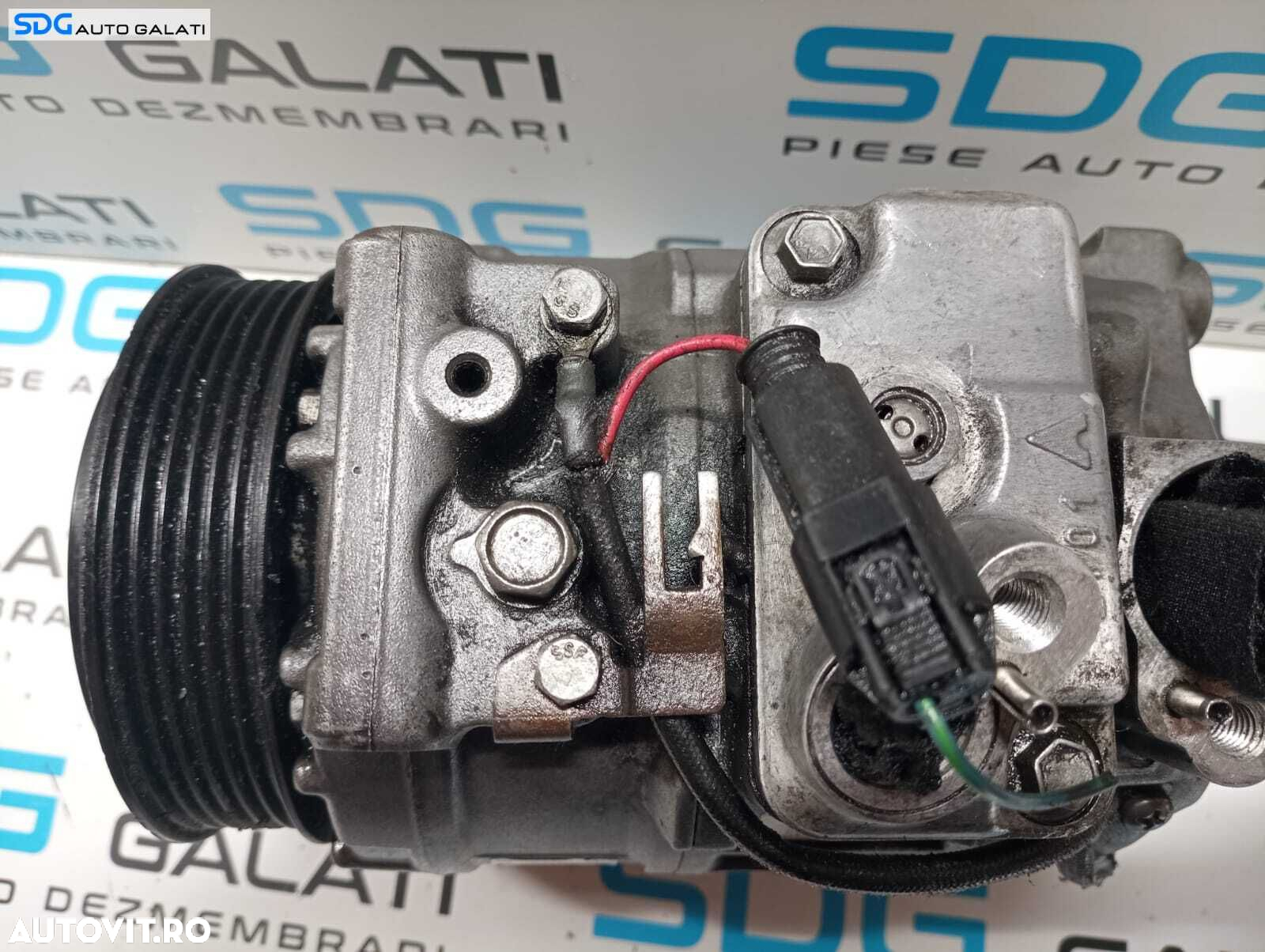 Compresor AC Aer Conditionat Clima Mercedes Clasa E Class W211 E200 E220 2.2 CDI 2001 - 2009 Cod A0012301411 GE447220-9332 [2827] - 6