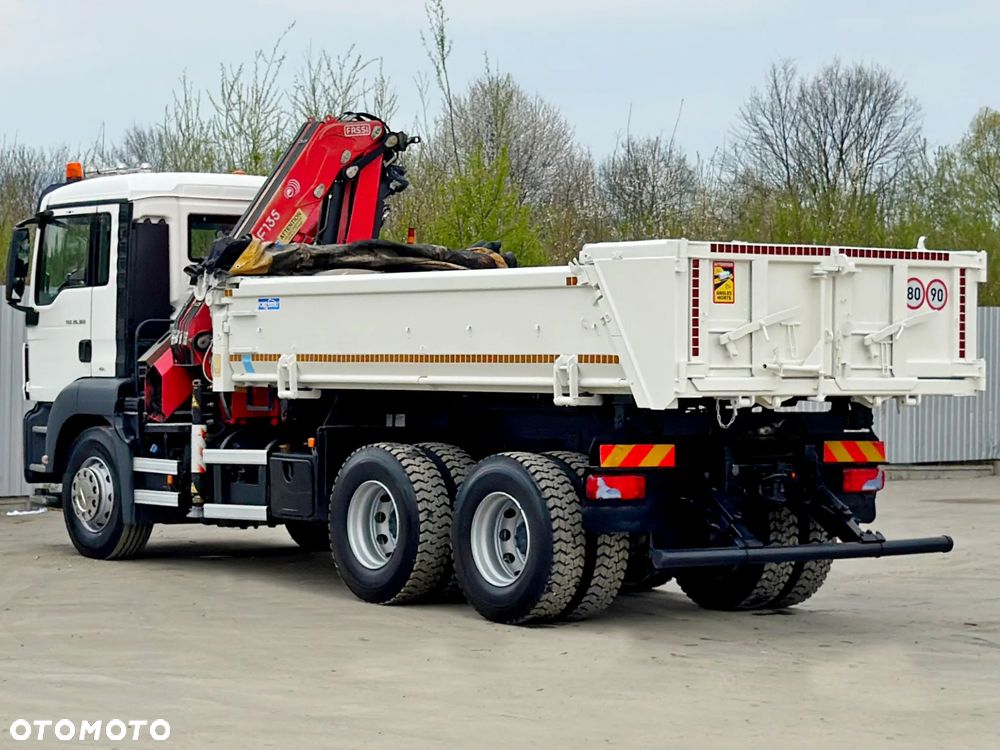 MAN TGS 26.360 * WYWROTKA 5,00 m * FASSI F135A.23 + PILOT * 6x4 * STAN BDB - 8