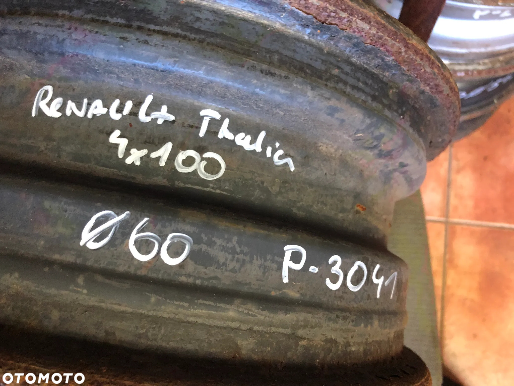 Felga Stalowa 14'' 4x100 60,1MM ET36 Renault Thalia Clio TS4364- Gwarancja Wysyłka Montaż - 4