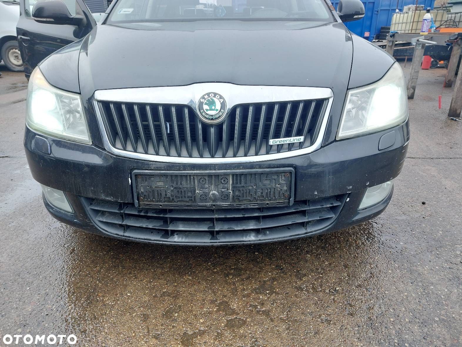 KOMPLETNY PRZÓD MASKA ZDERZAK LAMPA SKODA OCTAVIA II LIFT 9910 08-13r - 1