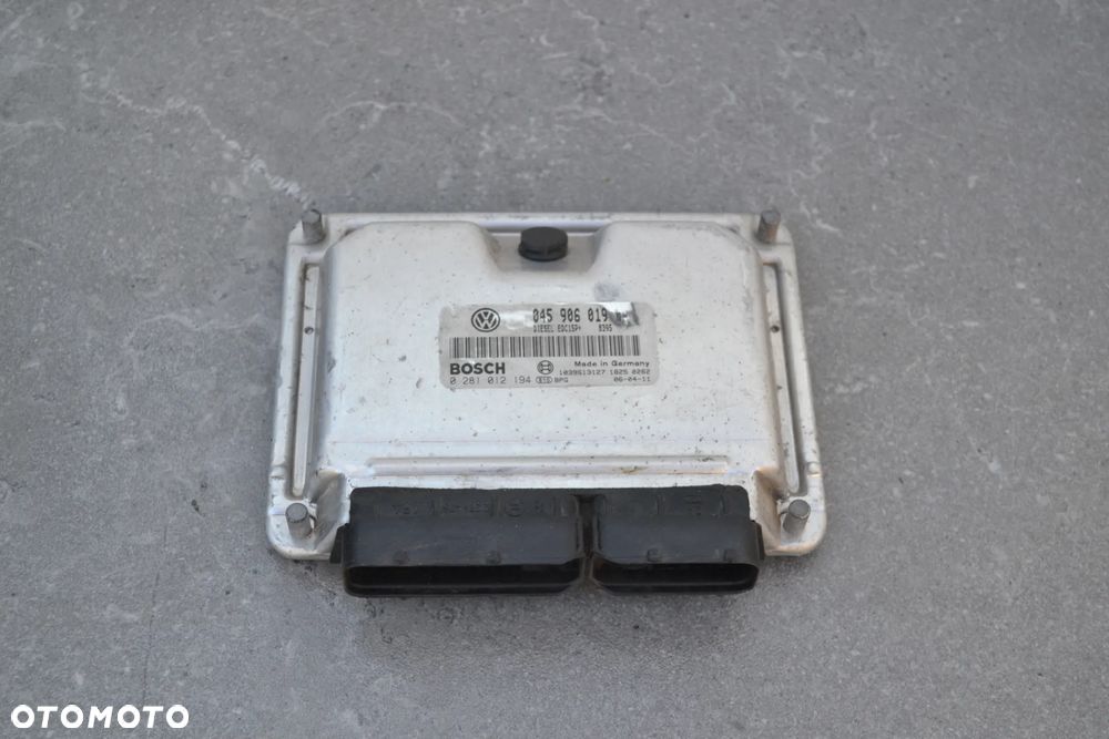 VW AUDI SEAT SKODA 1,4 TDI KOMPUTER STEROWNIK SILNIKA 045906019BP 0281012194 - 3