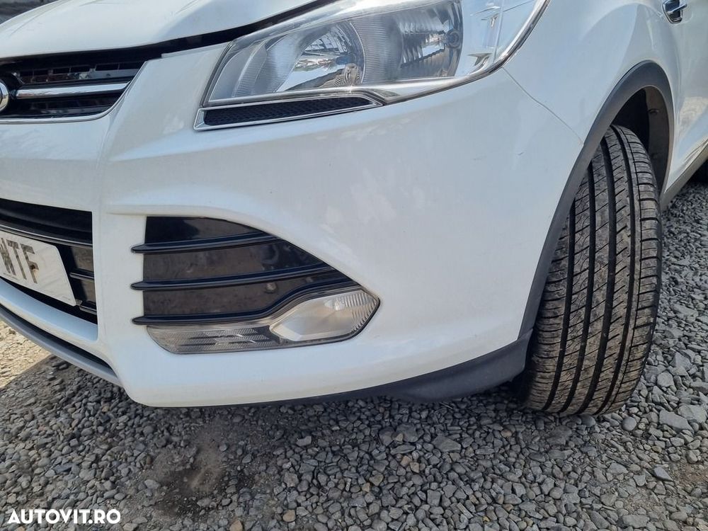 Bara fata Ford Kuga II 2012 - 2014 Frozen White 5D (1506) Diesel model fara spalatoare far - 2