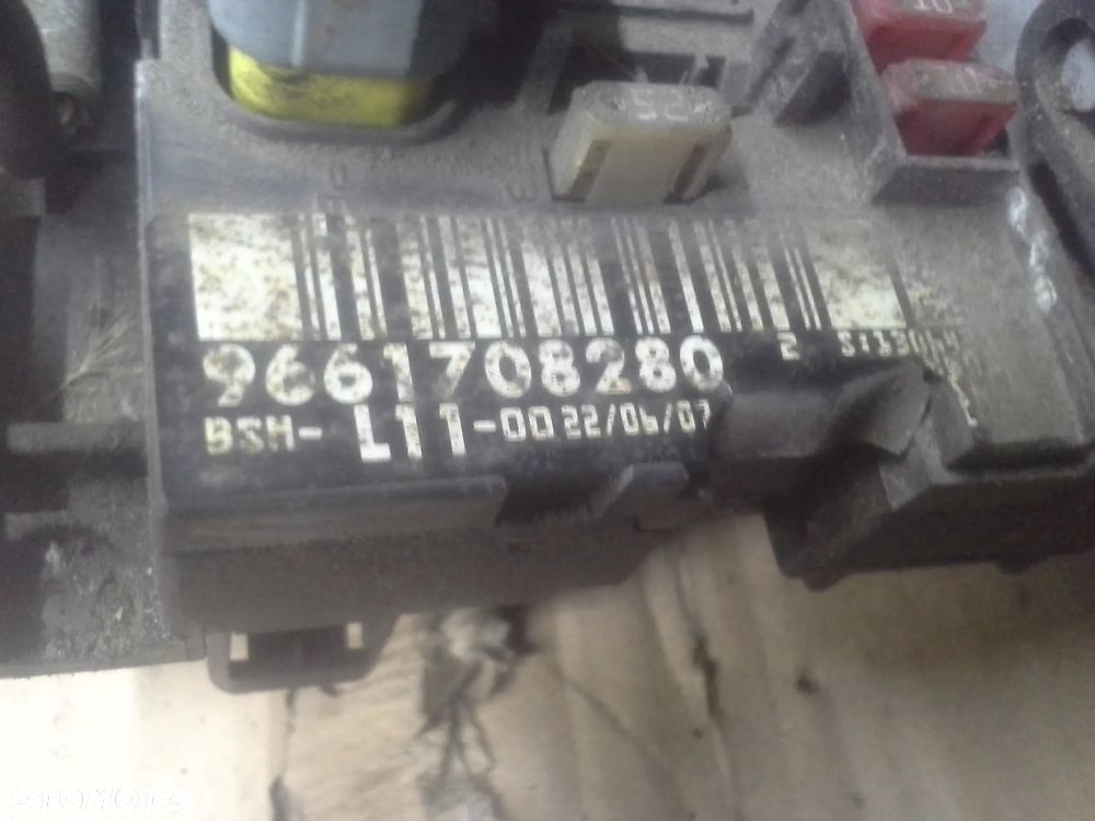 Peugeot 307 FL 1.6HDi 90KM 9HX zestaw startowy komputer 0281011863 stacyjka imoo bsi - 14