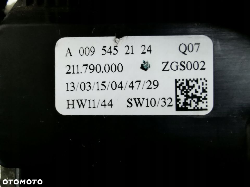 MANETKA BIEGÓW MERCEDES ACTROS MP4 A009 545 21 24 - 2