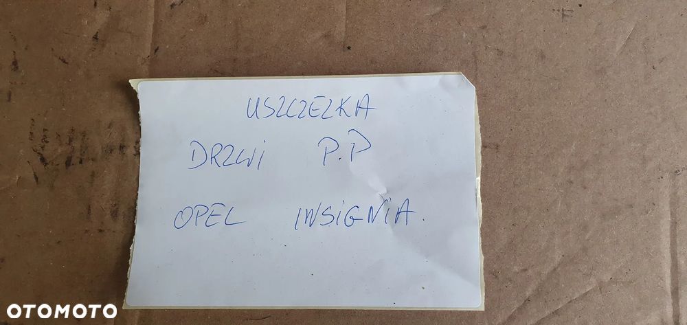 Uszczelka drzwi prawy przód przednia prawa Opel Insignia A - 8