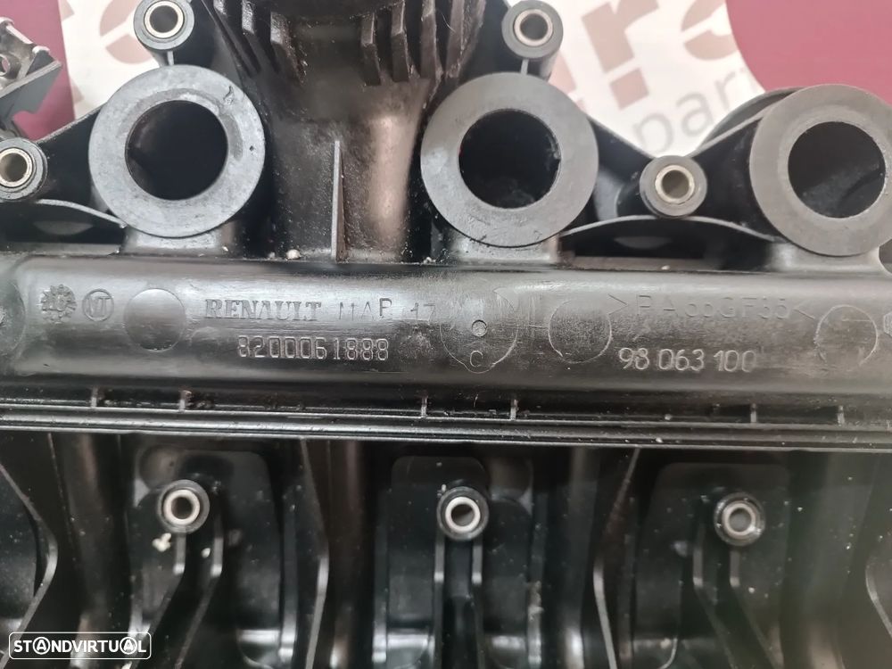 TAMPA DAS VALVULAS / COLECTOR COLETOR ADMISSÃO RENAULT 2.2DCI 2.5DCI 8200239705 8200061888 - 8