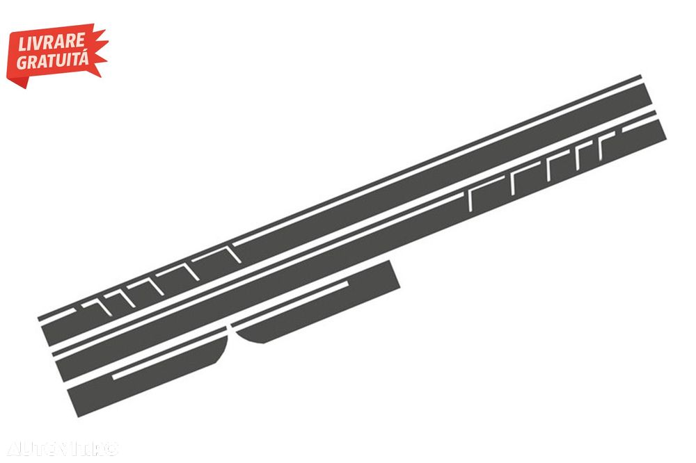 Set Stickere Capota Plafon Portbagaj si Laterale Gri Inchis Mercedes CLA W117 C117- livrare gratuita - 5