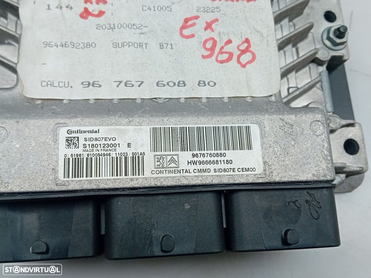 Centralina motor / ECU CITROËN C4 II (B7) - 4