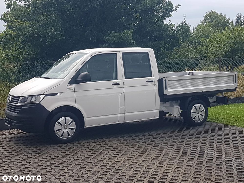 Volkswagen T6 TRANSPORTER DOKA 6-OSÓB PAKA SKRZYNIA ŁADUNKOWA KLIMA DOUBLE KABINA KRAJOWY - 2