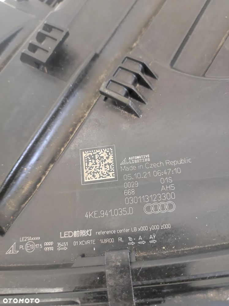 Lampa reflektor full led eu lewy przód Audi Q8 e-tron etron - 6