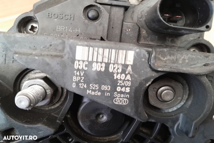 Alternator 03C903023A 03C903023A Volkswagen VW Golf 5 [2003 - 2009] P - 5