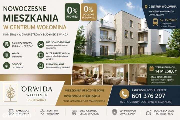 Mieszkanie 34,30 m2 z ogródkiem 118 m2