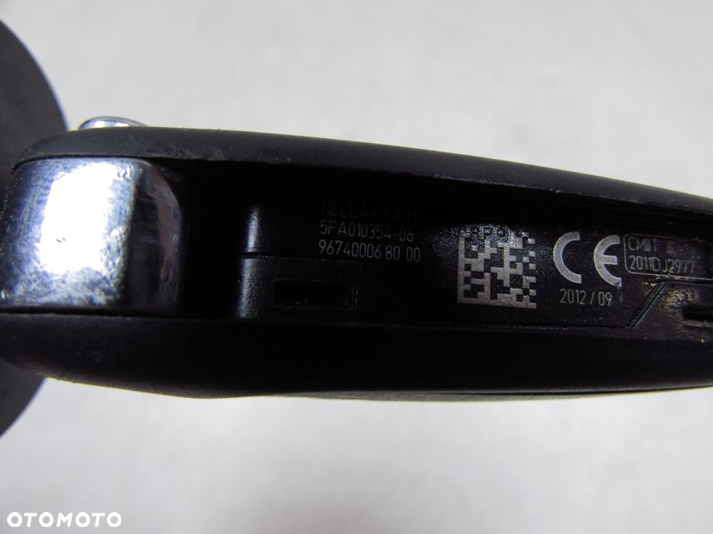 CITROEN DS4 C4 II 11-15 STACYJKA KLUCZYK N0502455 9663123380 9674000680 - 7