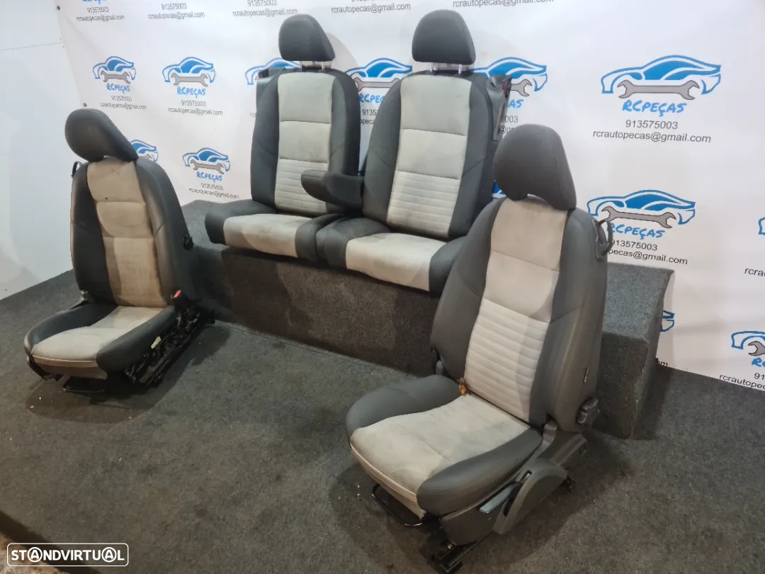 BANCO BANCOS PELE FRONTAL FRENTE TRASEIRO TRÁS AIRBAG VOLVO C30 533 RDESIGN R-DESIGN R DESIGN - 4