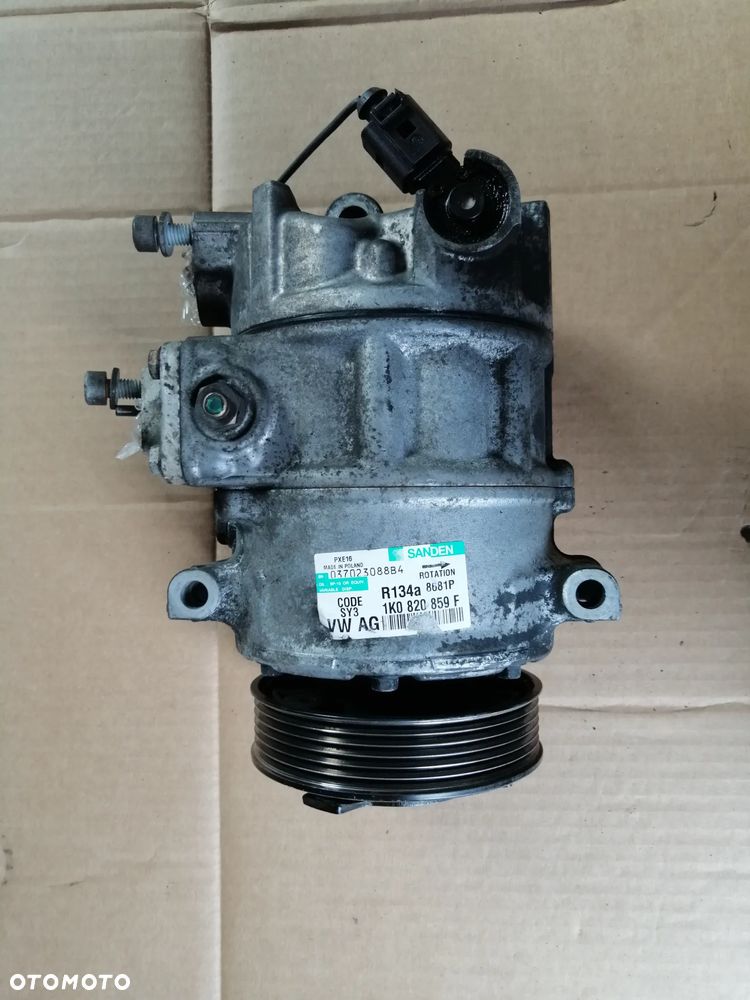 Audi Seat Skoda Volkswagen 2.0 TDi kompresor klimatyzacji PXE16 Sanden 1K0820859F - 1