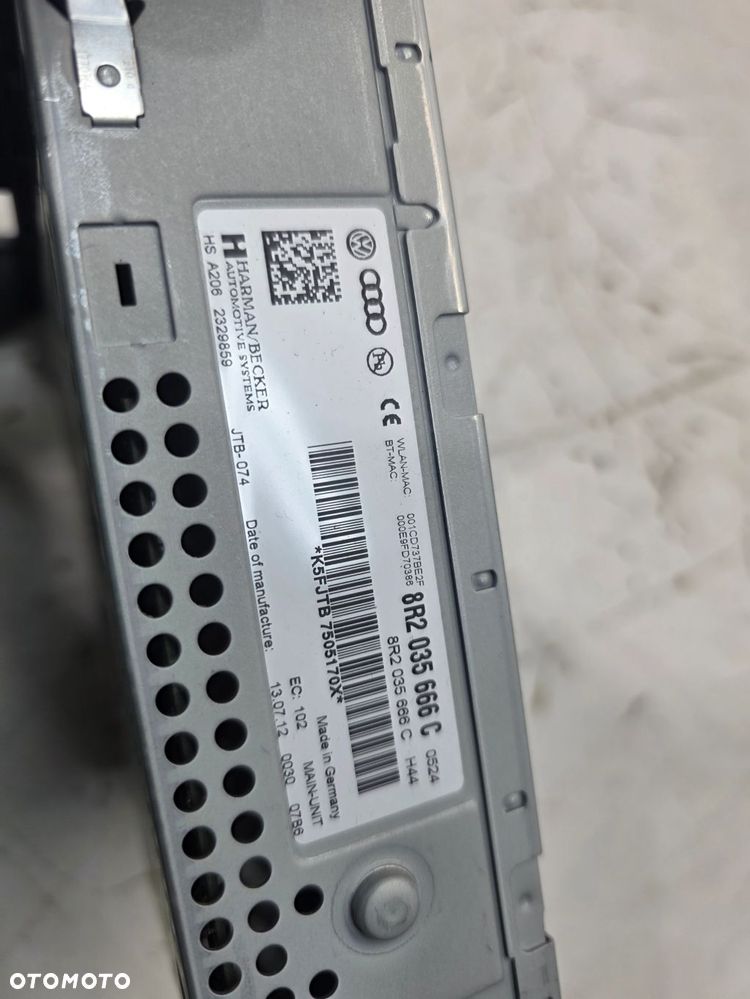 JEDNOSTKA MMI CZYTNIK AUDI A4 B8 A5 8T Q5 8R 8R2035666C - 13