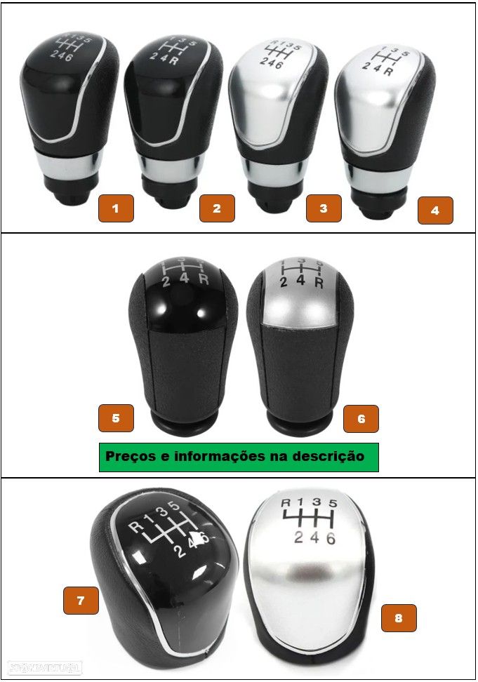 Manete Moca mudanças Ford vários modelos - 1