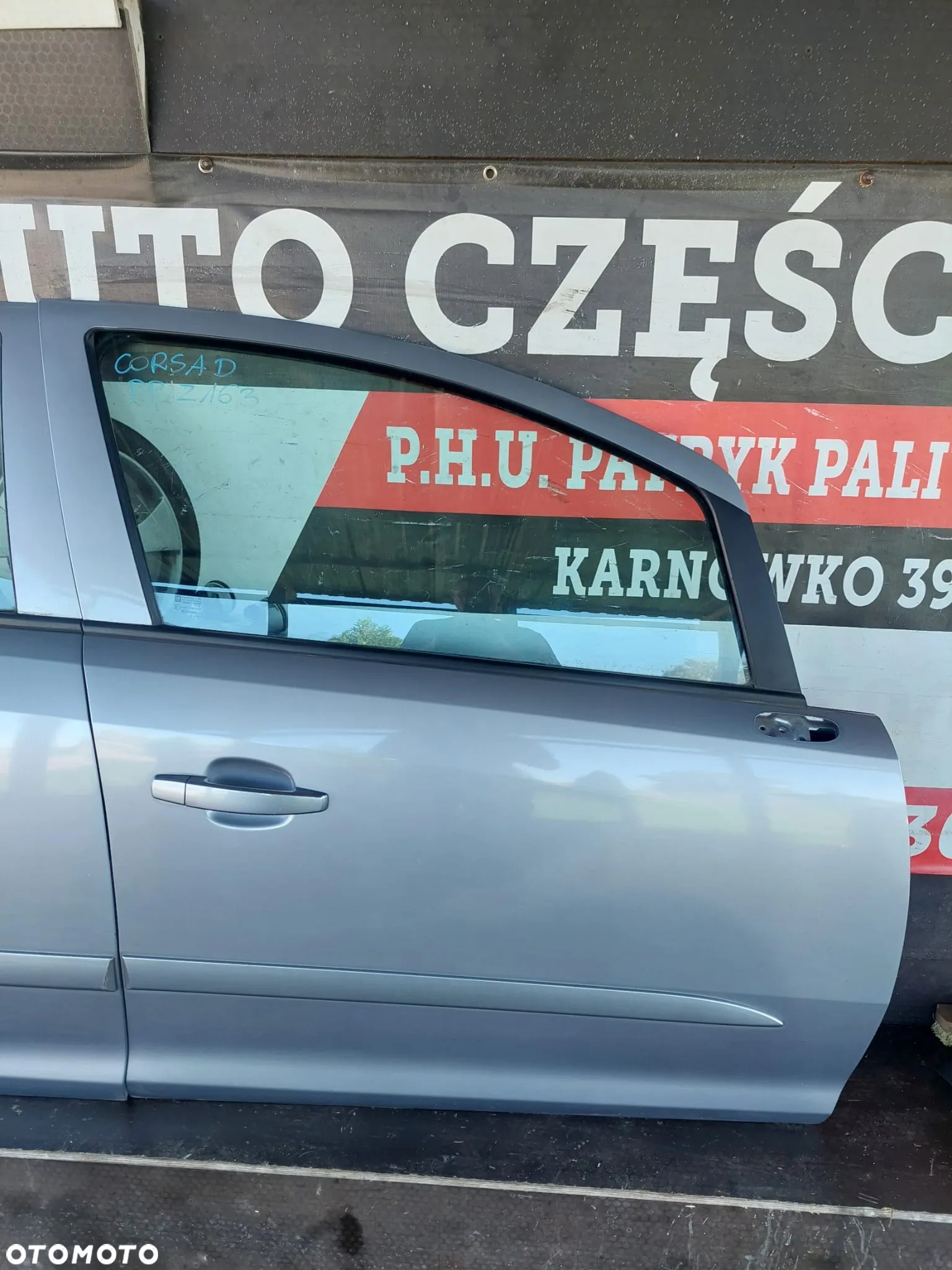 Drzwi PRAWY PRZÓD OPEL Corsa D 5D Z163 - 8