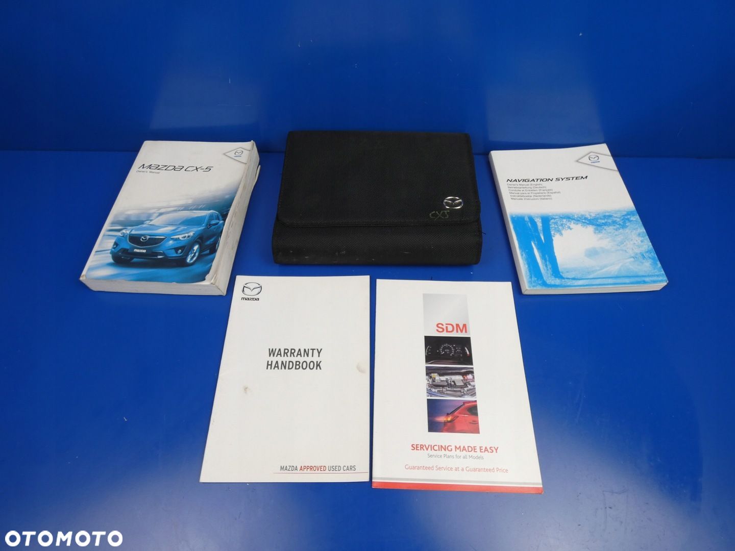 MAZDA CX5 CX-5 KSIĄZKI SERWISOWE INSTRUKCJA ETUI WERSJA ANGIELSKA - 1