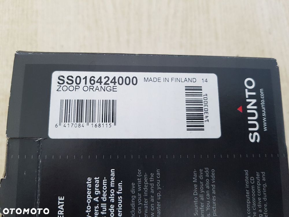 komputer nurkowy zoop suunto pomarańczowy orange uszkodzony - 4