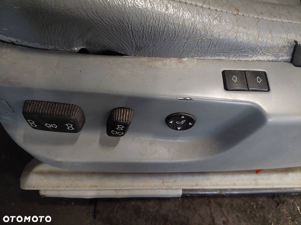 KOMPLET FOTELI L/P PRZÓD + KANAPA + BOCZKI BMW E39 LIFT KOMFORTSITZE ŁAMANE - 12