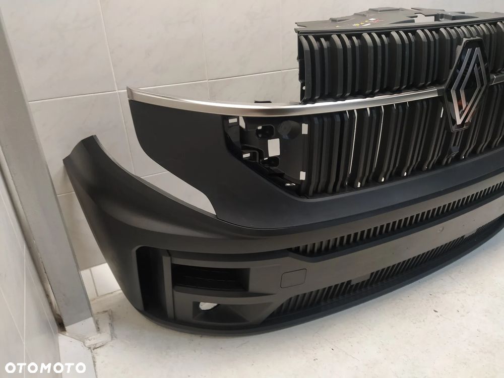RENAULT MASTER IV V 24- ZDERZAK PRZÓD PRZEDNI GRILL ATRAPA CHŁODNICY LAMPY REFLEKTORY LEWA PRAWA 6xPDC HALOGENY KOMPLET NOWY ORYGINAŁ - 10