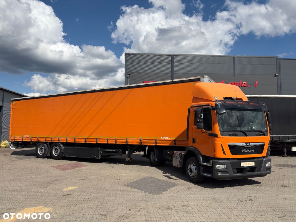 MAN TGM 15.290 + Naczepa KOGEL 2 OSIOWA / DO NAUKI JAZDY / NAUKA JAZDY / TGS / TGL - 2