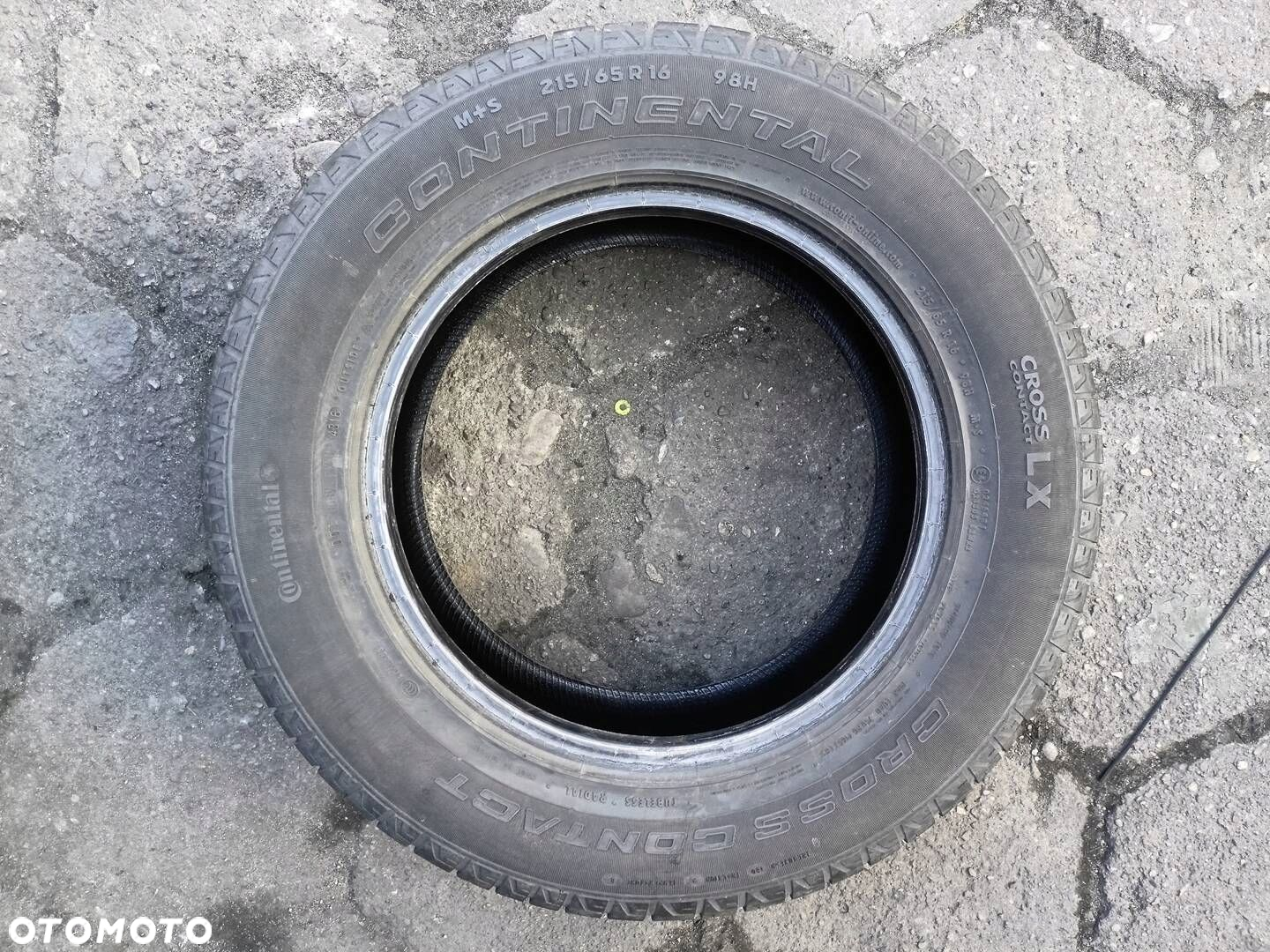 215/65R16 Continental CrosscContact LX para opon lato 6,2mm - 4