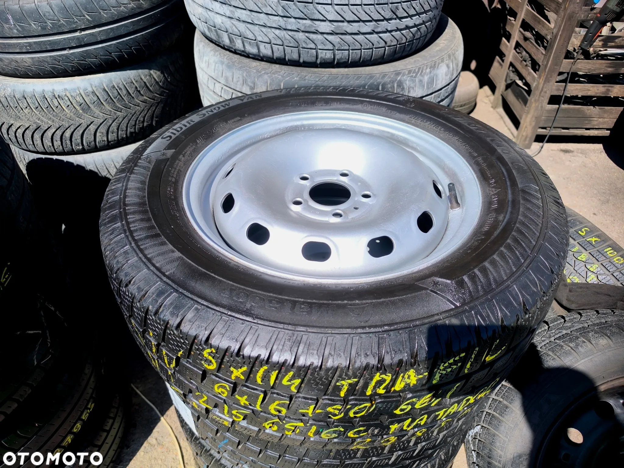 5x114,3 5x114 Felgi Stalowe Stal 16C 16 C Koła Zimowe Zima RENAULT TRAFIC III 3 OPEL VIVARO B II 2 FIAT TALENTO NISSAN NV300 PRIMASTAR II 2 6mm Legnica ALU-RAD 215/65 - 3