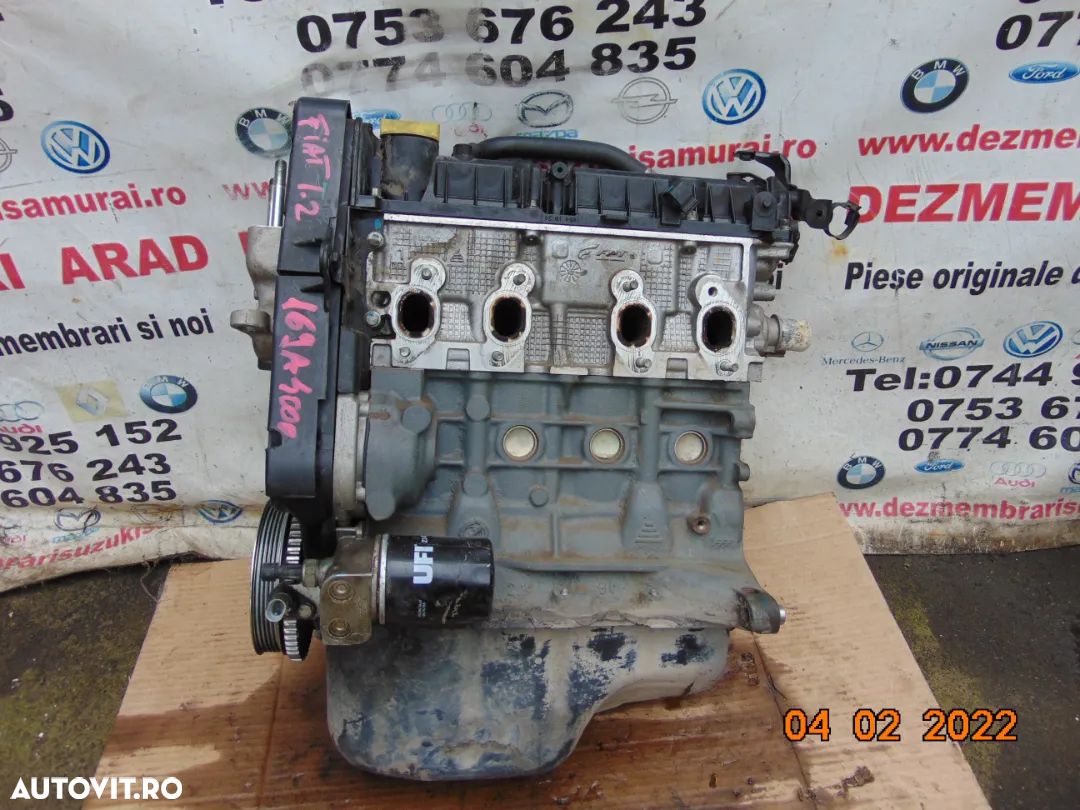 Motor fiat 1.2 169a4000 fiat 500 tipo panda punto 3 ford ka lancya ypsilon mito alfa romeo lancia 1 - 1