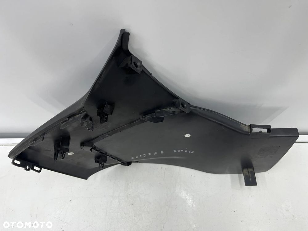 Tunel środkowy Opel Zafira B 05-14r. uchwyt na kubki tylne kratki nawiewu EU 13144422 - 16