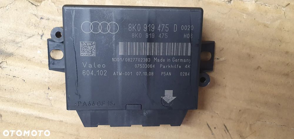 Moduł sterownik parkowania PDC Audi A4 B8 8K0919475D - 4