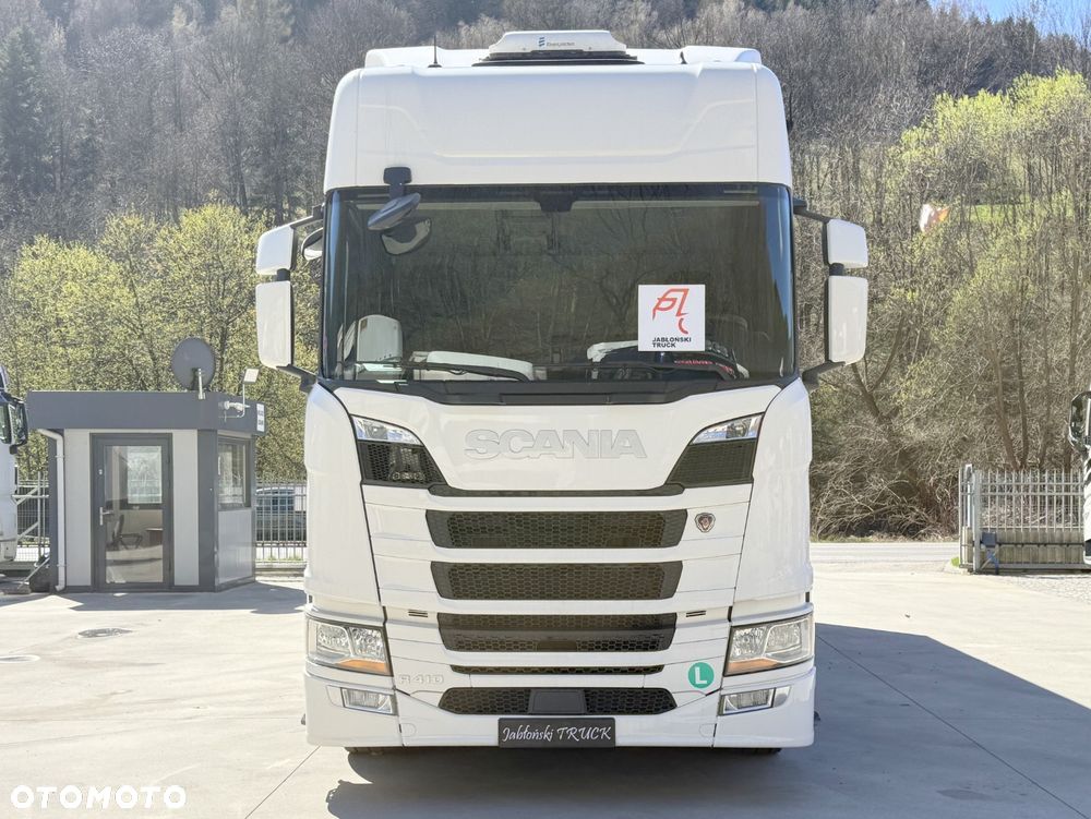 Scania R410 // 6x2 // 7,7m // Wózek Palfinger F3-203PX // Zawiesie // Dach podnoszony // Oś podnoszona // - 31