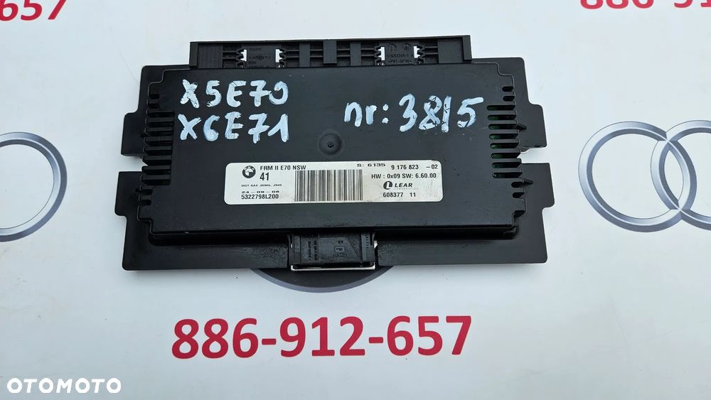 BMW X5 E70 X6 E71 Sterownik świateł FRM II Moduł świateł 9176823 - 1