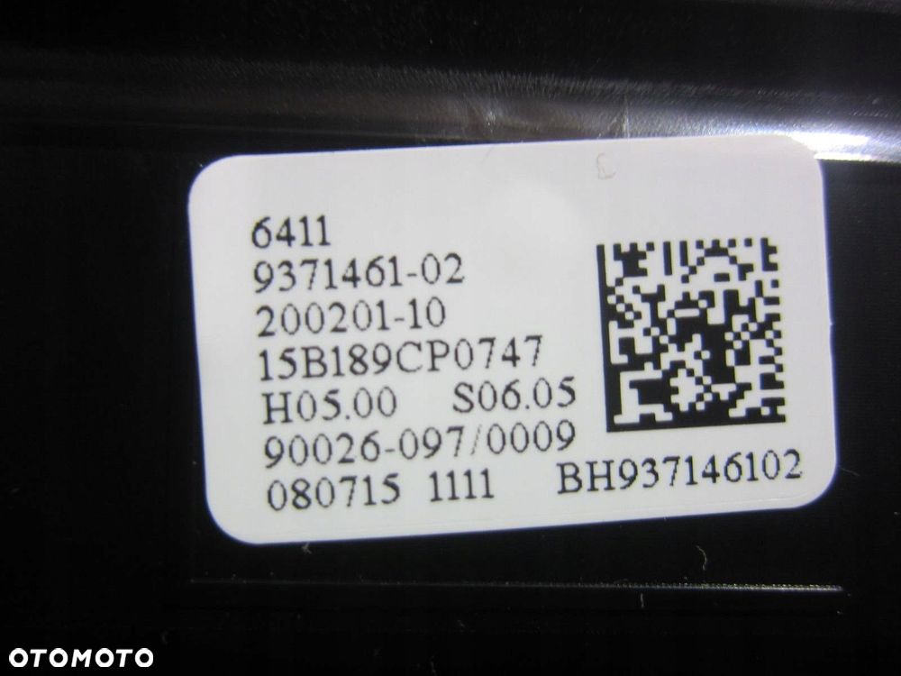 BMW X1 F48 F39 PANEL OBSŁUGI KLIMATYZACJI NAWIEWU 64119371461 9371461 - 9