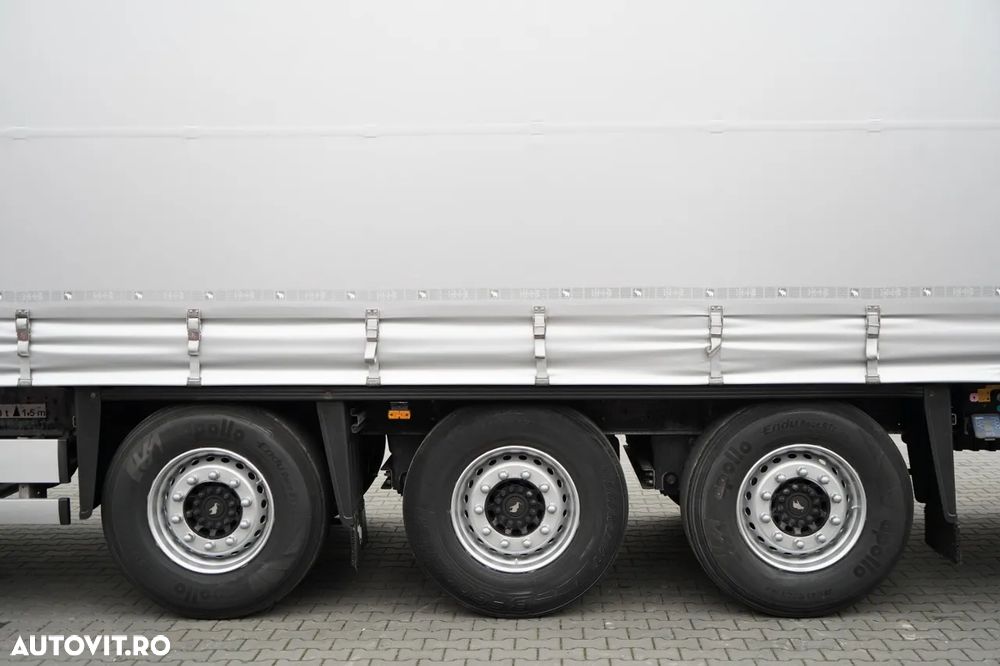 Schmitz Cargobull CORTINĂ / STANDARD / CAMION DIN OȚEL - 9 M / ACOPERIȘ CULISANT / AXĂ CULISANTĂ / - 26