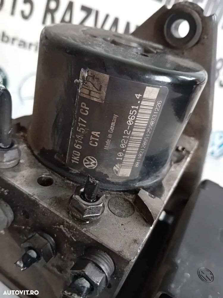 Modul Pompa ABS Vw Golf 6 VI Touran Caddy Skoda Octavia Cod 1K0907379BE An 2008-2013 - 3