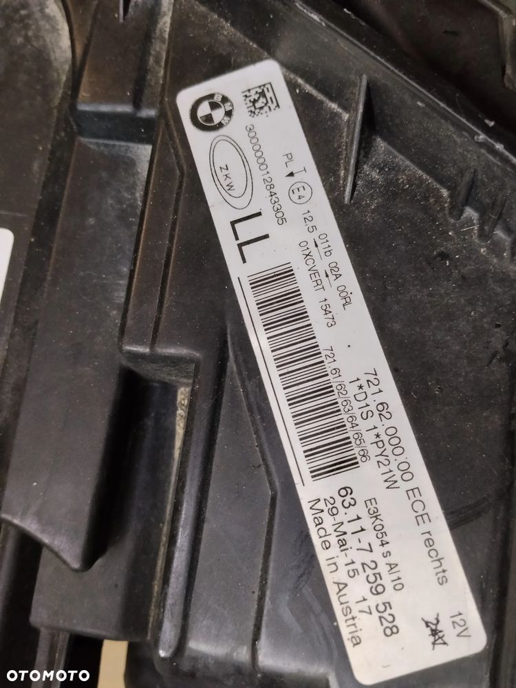 Lampa Lewa Prawa Bi Xenon Skrętny BMW f30 f31 Europa - 2