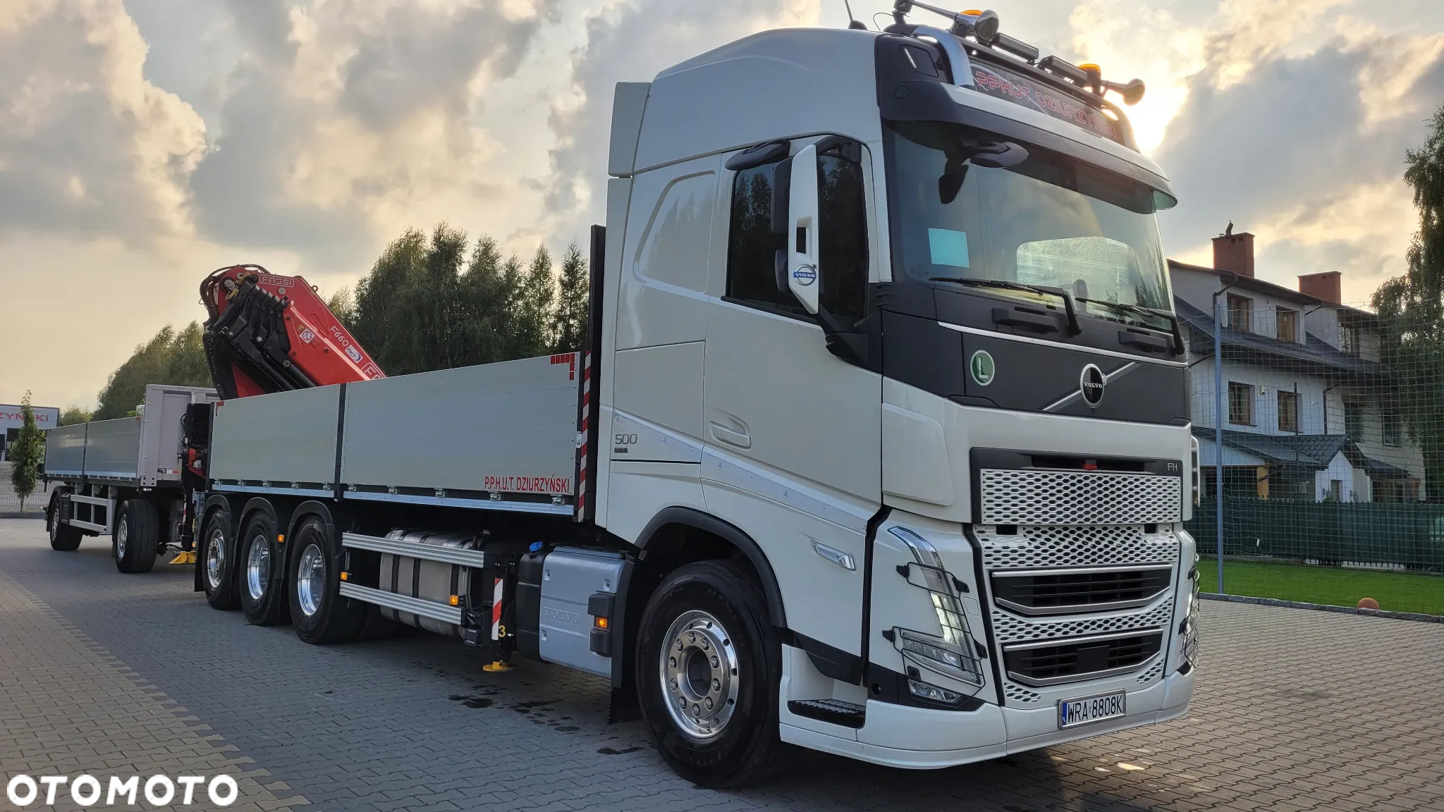 Volvo FH500 8x4 + Fassi 660-6, DMC 36ton - 5