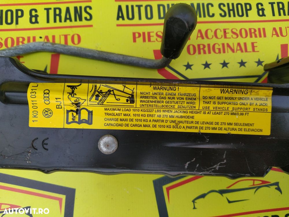 Cric auto punct sprijin original Volkswagen Vw GolF 5 /Plus Audi A3 Se - 5